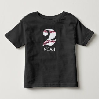 Camisa adaptable del béisbol del cumpleaños para 2