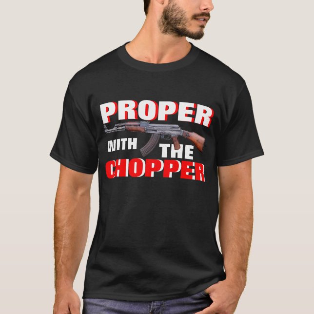 Camisa adecuada con el Chopper (Anverso)