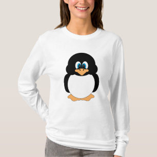Camisa adorable del pingüino del dibujo animado