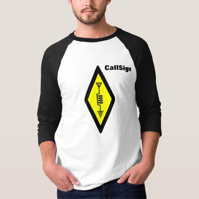 Camisa aficionada del Rótulo de la llamada por (Anverso)