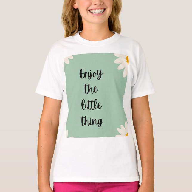 Camisa afirmativa para chicas (Anverso)