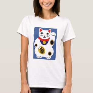 Camisa afortunada del gato (mujeres)