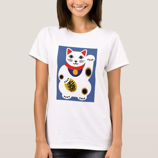 Camisa afortunada del gato (mujeres) (Anverso)
