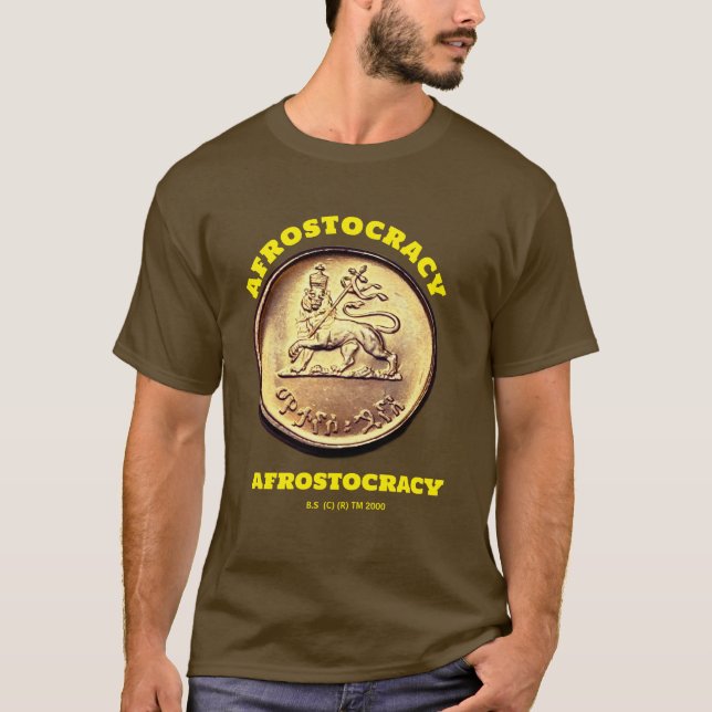 CAMISA AFROSTOCRACIA.  (Anverso)