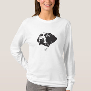 Camisa alemana del indicador de pelo corto "BFF"