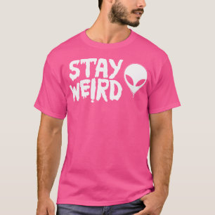 Camisa Alien Head - Stay Weird Trippy Ufo