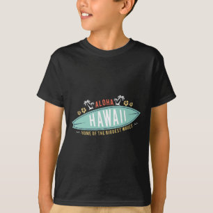 Camisa Aloha Hawaii Surfing Boys Regalo Surfboard