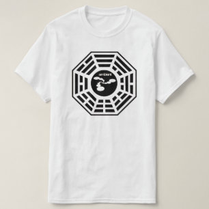Camisa ambiente del logotipo de Bagua de las