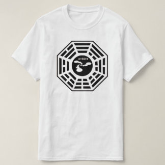 Camisa ambiente del logotipo de Bagua de las