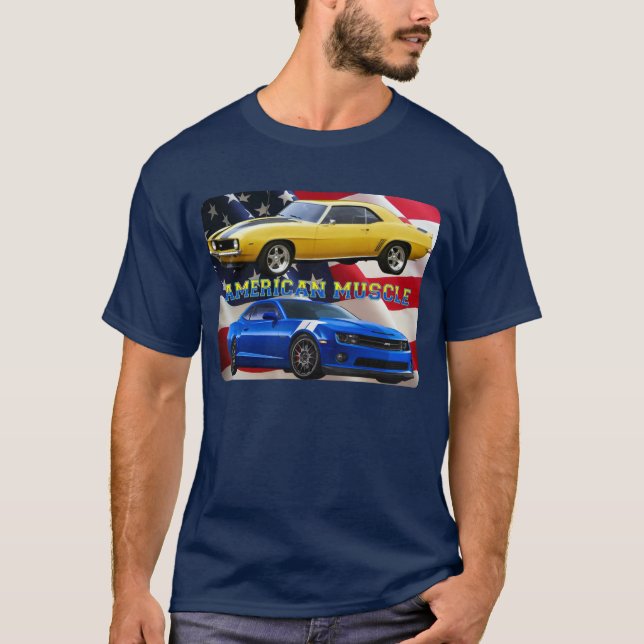 Camisa americana de la bandera de Camaro del (Anverso)