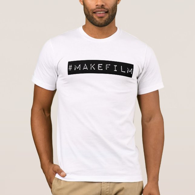 camisa americana de la ropa del #MAKEFILM (Anverso)