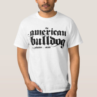 Camisa americana del bulldog