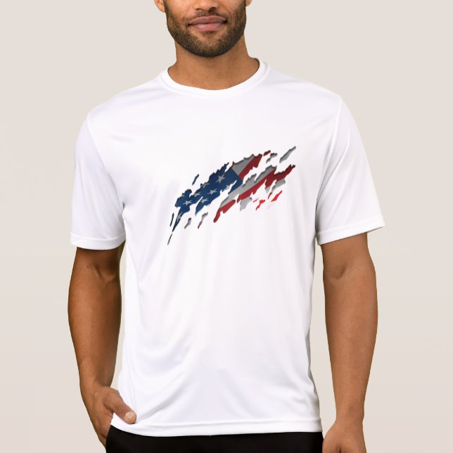 Camisa americana del diseño del orgullo (Anverso)