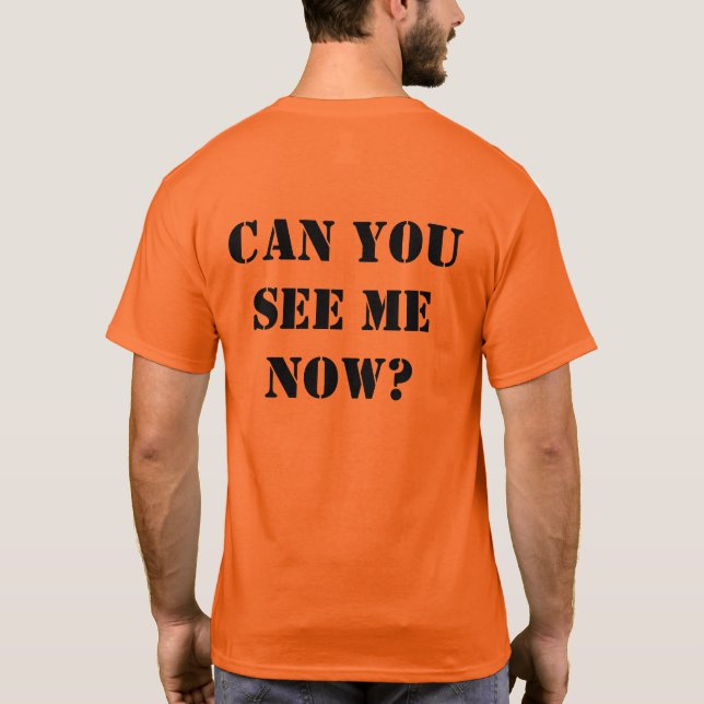 Camisa anaranjada de las Hola-fuerzas: ¿"PUEDE (Reverso)