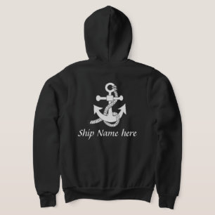Camisa - Ancla de barco con nombre (parte posterio