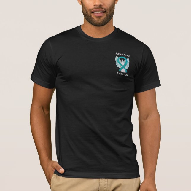 Camisa Angel Personalizado de la Cinta de Concienc (Anverso)