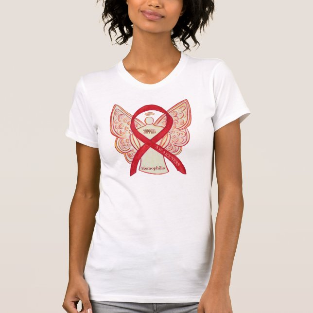 Camisa Angel Personalizado de la Cinta de Concienc (Anverso)