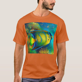 Camisa Angelfish Scuba Buceo Shirt Aquarium Shirt