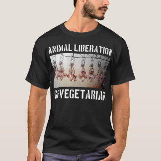 Camisa animal de la liberación (negro)