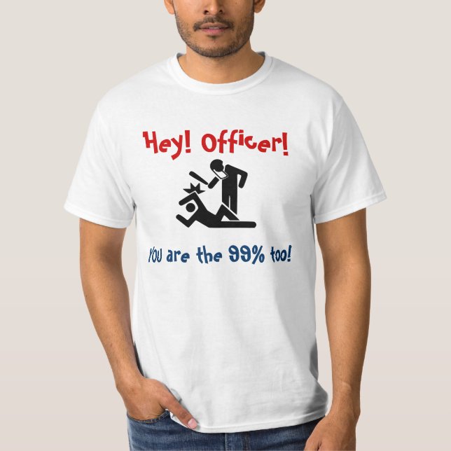 Camisa anti de los #ows de la brutalidad policial (Anverso)