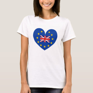 Camisa anti del corazón del brexit del referéndum