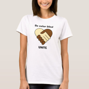 Camisa anti del tema del racismo para la mujer