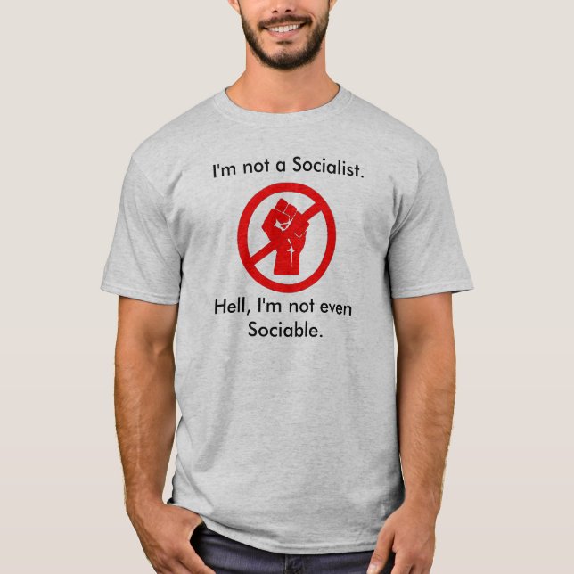 Camisa Anti-Socialista insociable (Anverso)