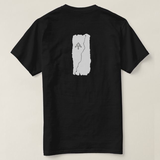 Camisa apalache del rastro (Reverso del diseño)