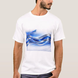 Camisa Aqualume Flow – Energía de Onda de Plata Az