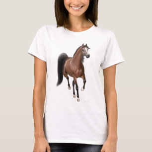 Camisa árabe de la muñeca del caballo el trotar