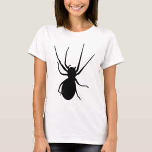Camisa araña negra temblorosa