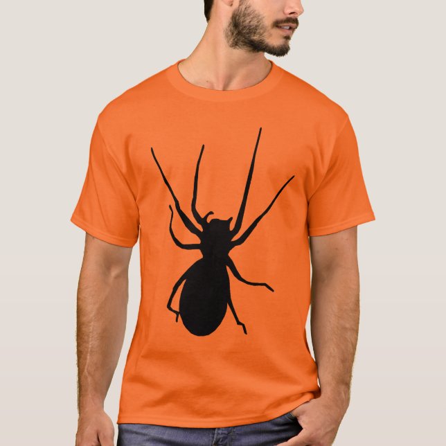 Camisa araña negra temblorosa (Anverso)