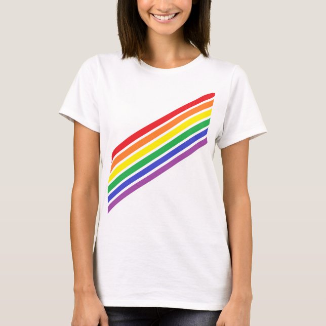 Camisa arco iris diagonal (Anverso)