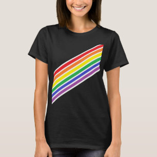 Camisa arco iris diagonal