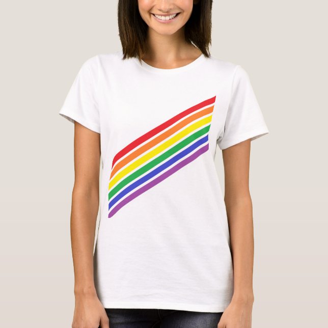 Camisa arco iris diagonal (Anverso)