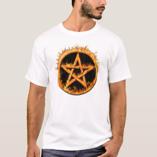 Camisa ardiente del Pentagram
