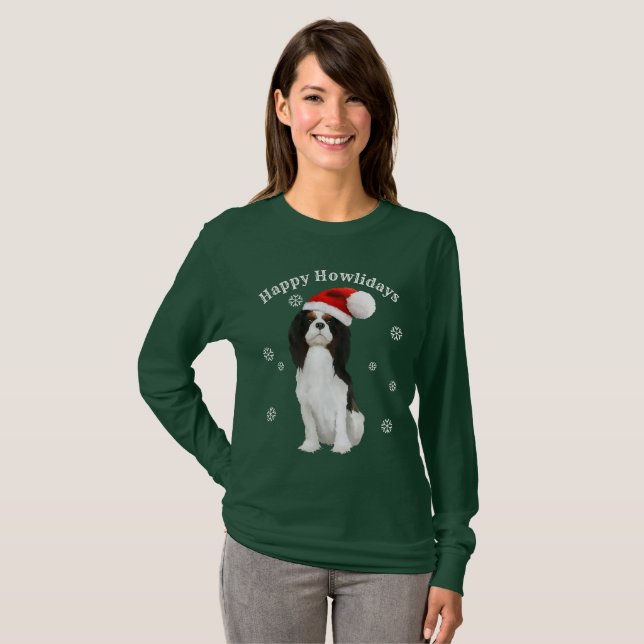 Camisa arrogante del día de fiesta del perro de (Anverso completo)