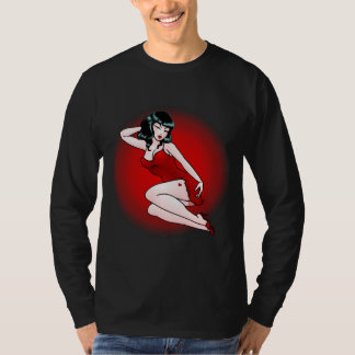 Camisa Art Deco de la camiseta Retro Pinup Chica 5