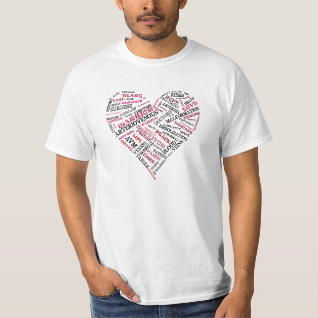 Camisa arteriovenosa del corazón de la palabra de (Anverso)