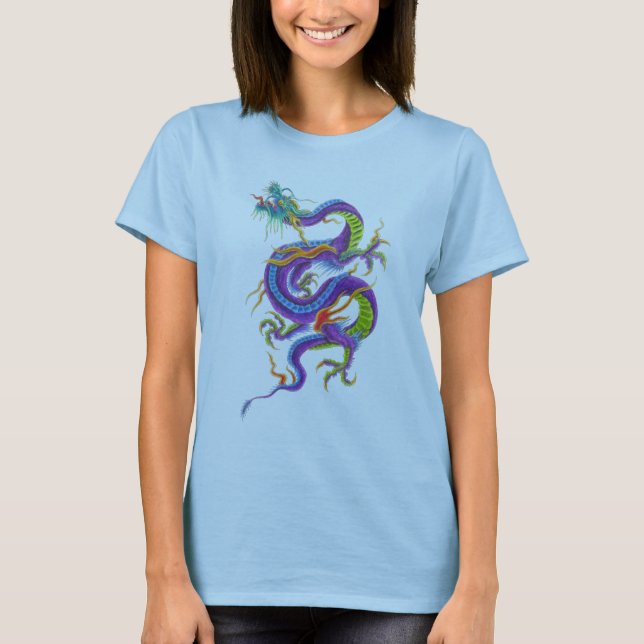 camisa asiática del tatuaje del dragón (Anverso)