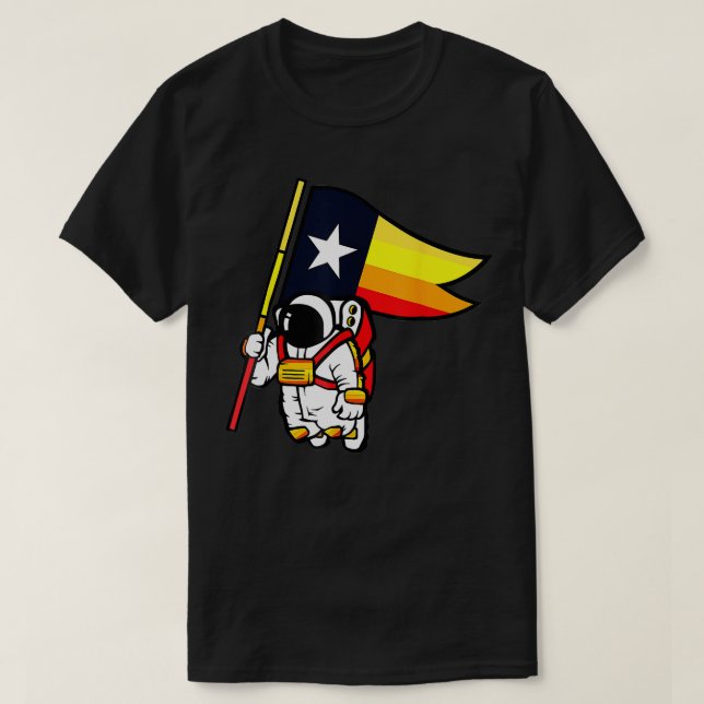 Camisa astronauta de Houston Space City (Diseño del anverso)