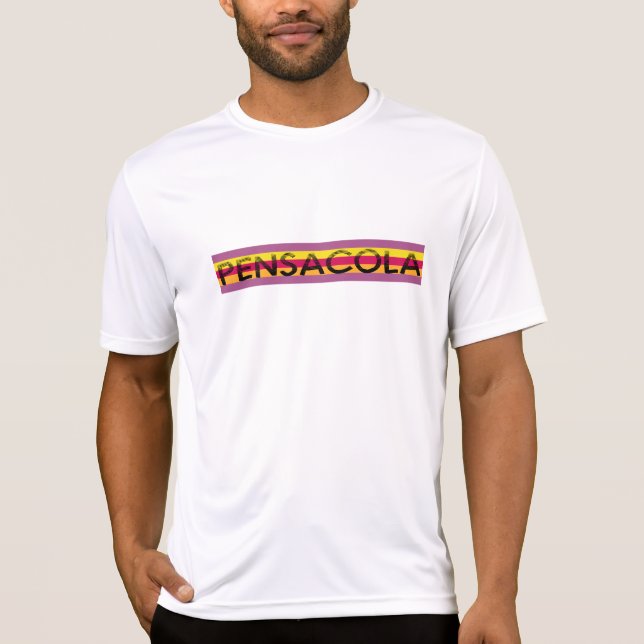 Camisa atlética de la playa de Pensacola la (Anverso)