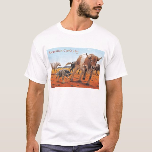 Camisa australiana del perro del ganado (Anverso)
