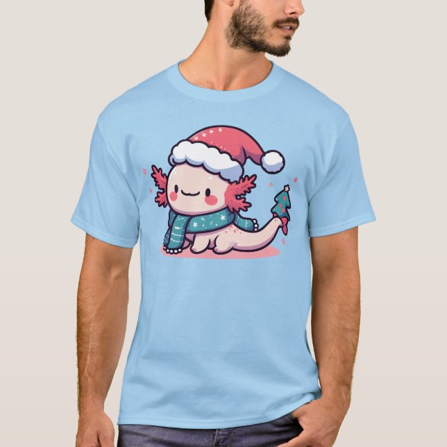 Camisa Axolotl de vacaciones (Anverso)