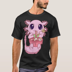 Camisa Axolotl Para Mujeres Chicas, Anime Kawaii R