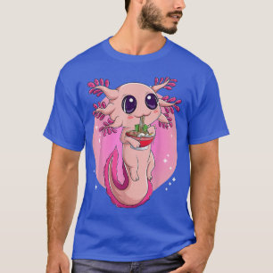Camisa Axolotl Para Mujeres Chicas, Nood Japonés