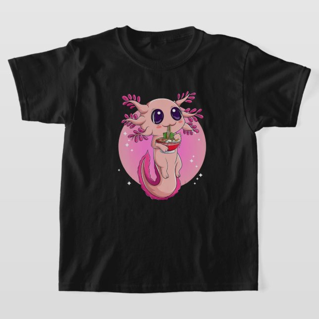Camisa Axolotl Para Mujeres Chicas, Nood Japonés (Distribución)