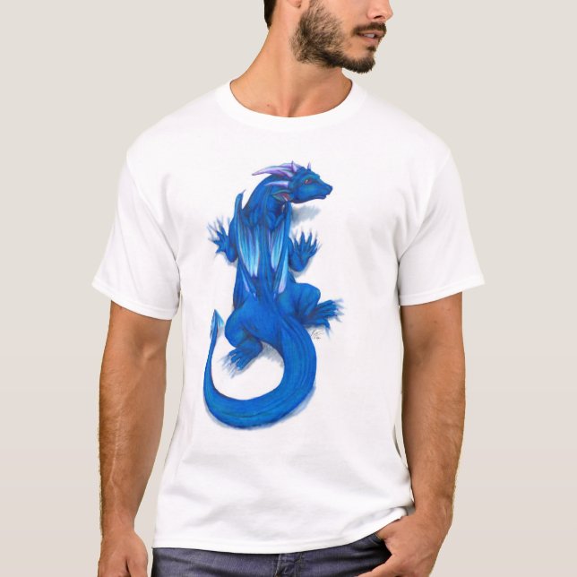 Camisa azul ceñida del dragón (Anverso)