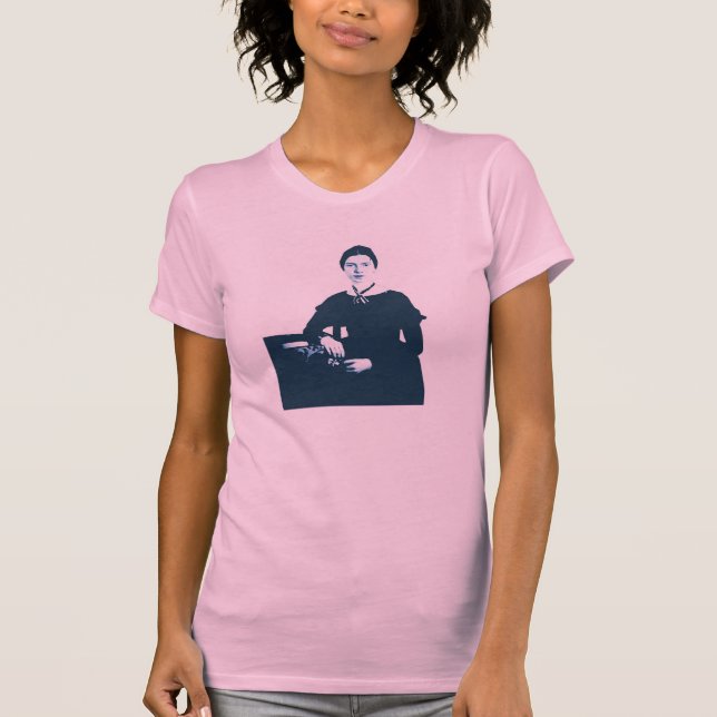 Camisa azul de la foto de Emily Dickinson (Anverso)