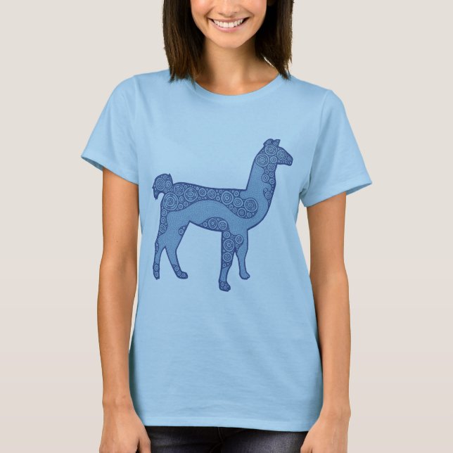 Camisa azul de la llama (Anverso)